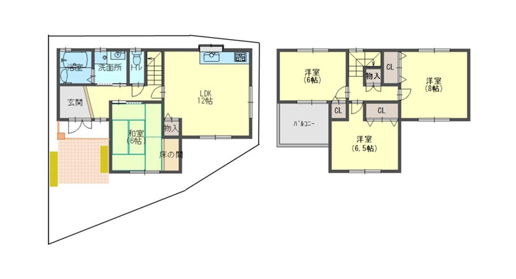 【中古一戸建て】河内長野市北青葉台（美加の台駅 ）2階建 4LDK 価格 790万円