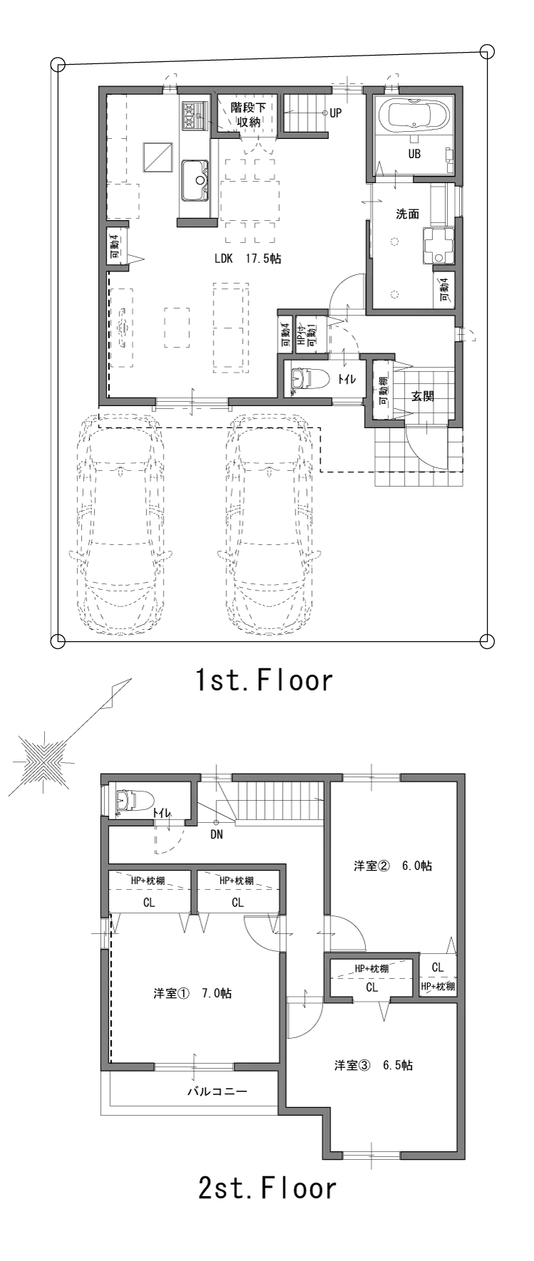 アローラタウン千代田台（大阪府河内長野市原町） 間取り図