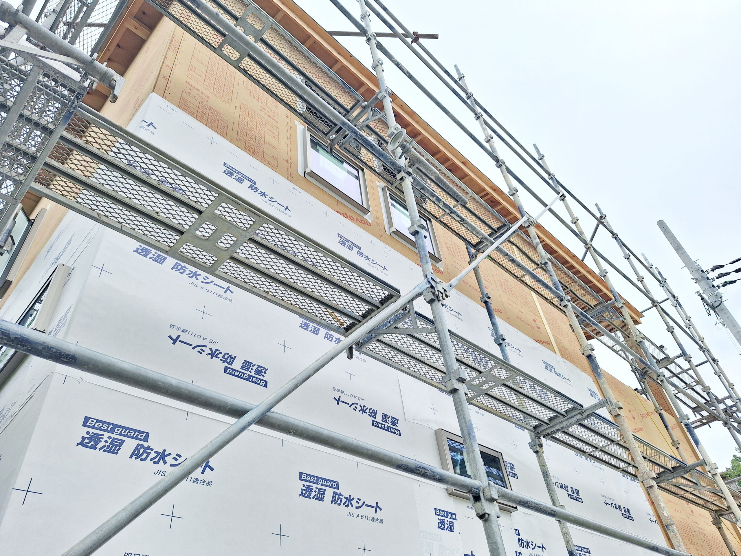 限定公開｜新モデルハウス建築タイムラプス動画（外壁・サイディング）