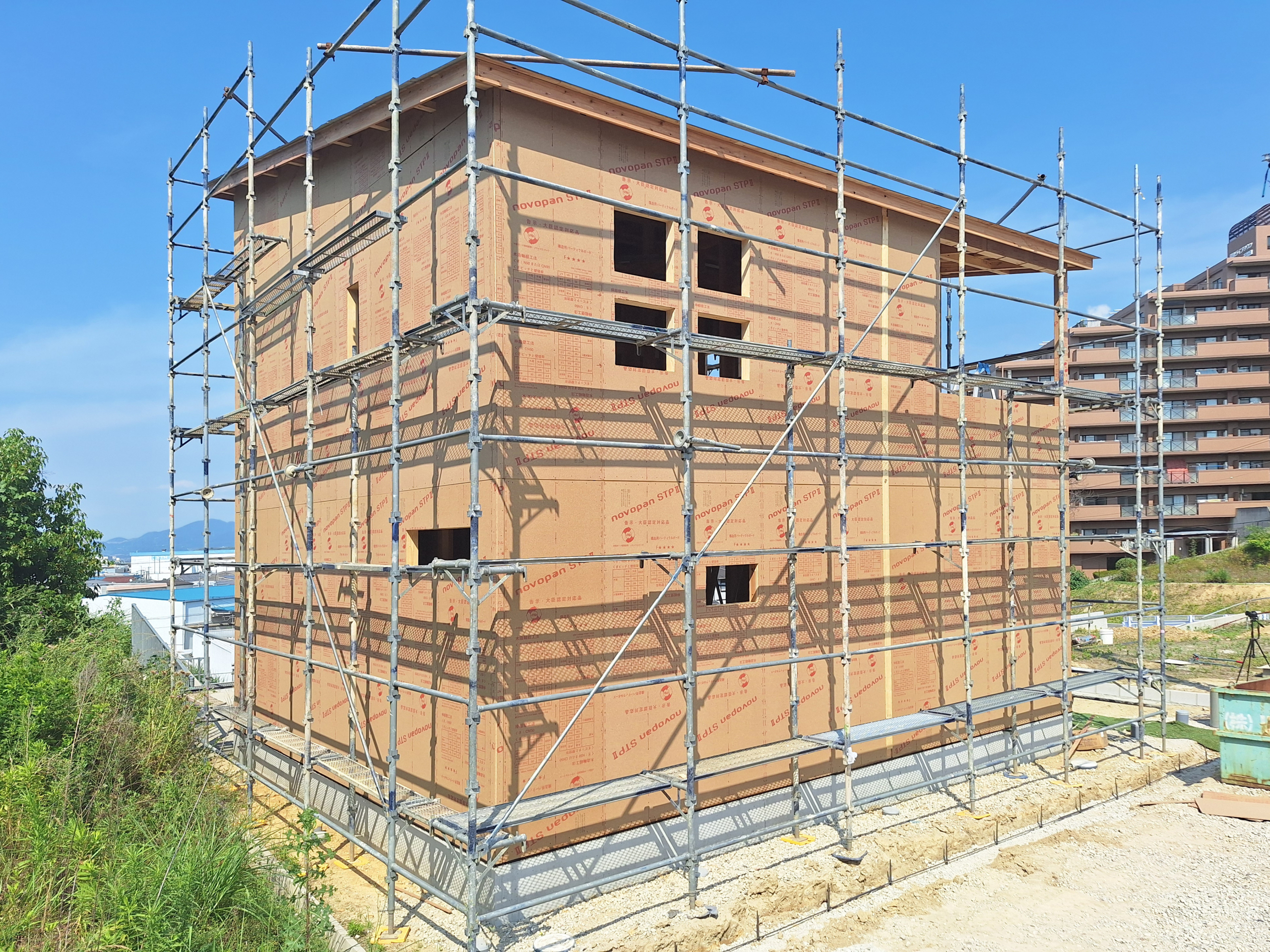 限定公開｜新モデルハウス建築タイムラプス動画（外壁・サイディング）