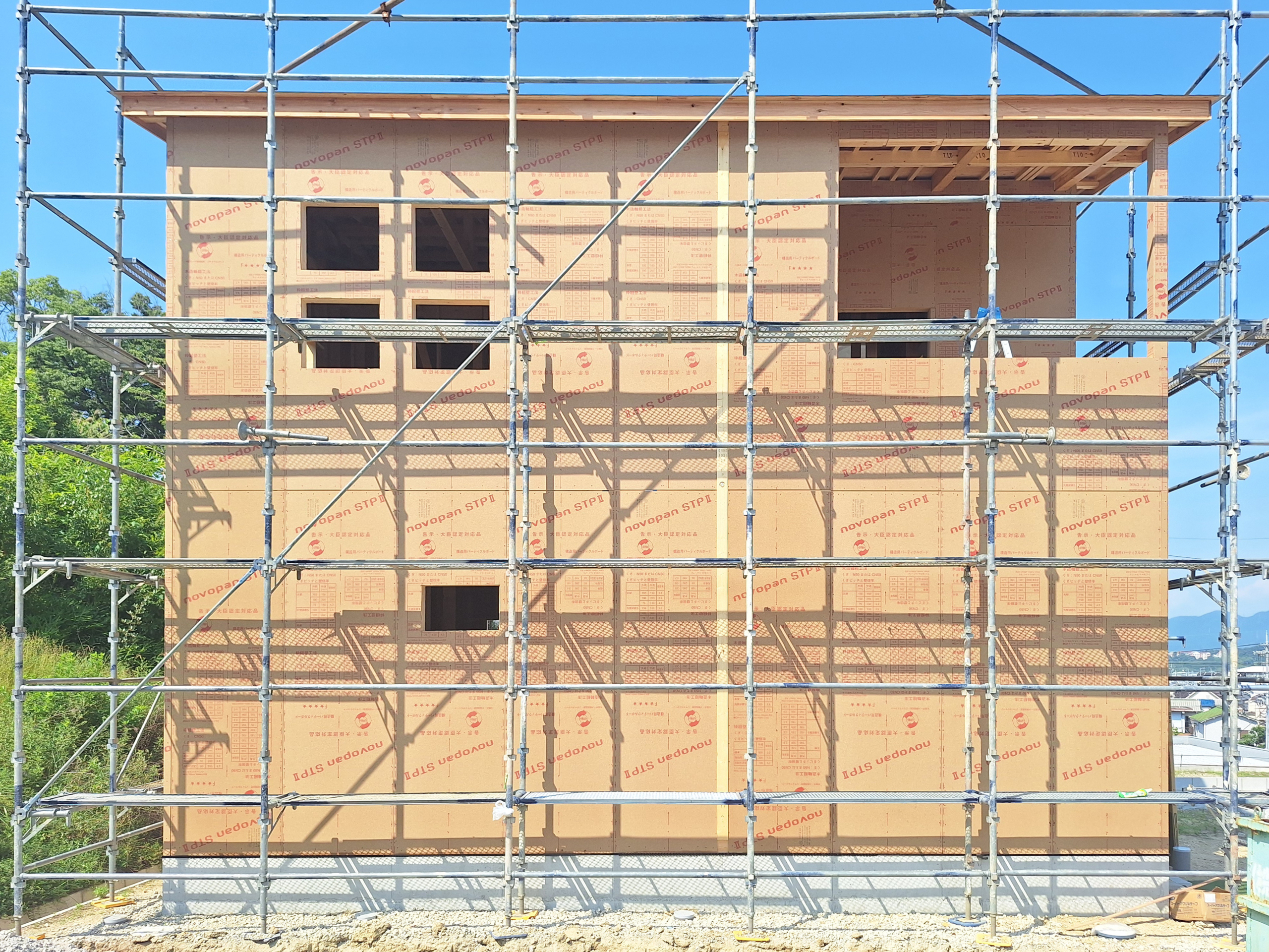 限定公開｜新モデルハウス建築タイムラプス動画（外壁・サイディング）