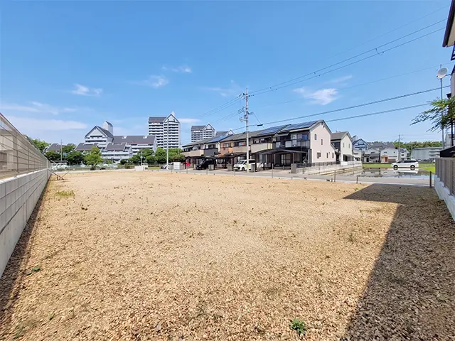 アローラタウン河内長野（大阪府河内長野市向野町） 2026年6月撮影 7号地南東側より2号地北西側に向けて撮影