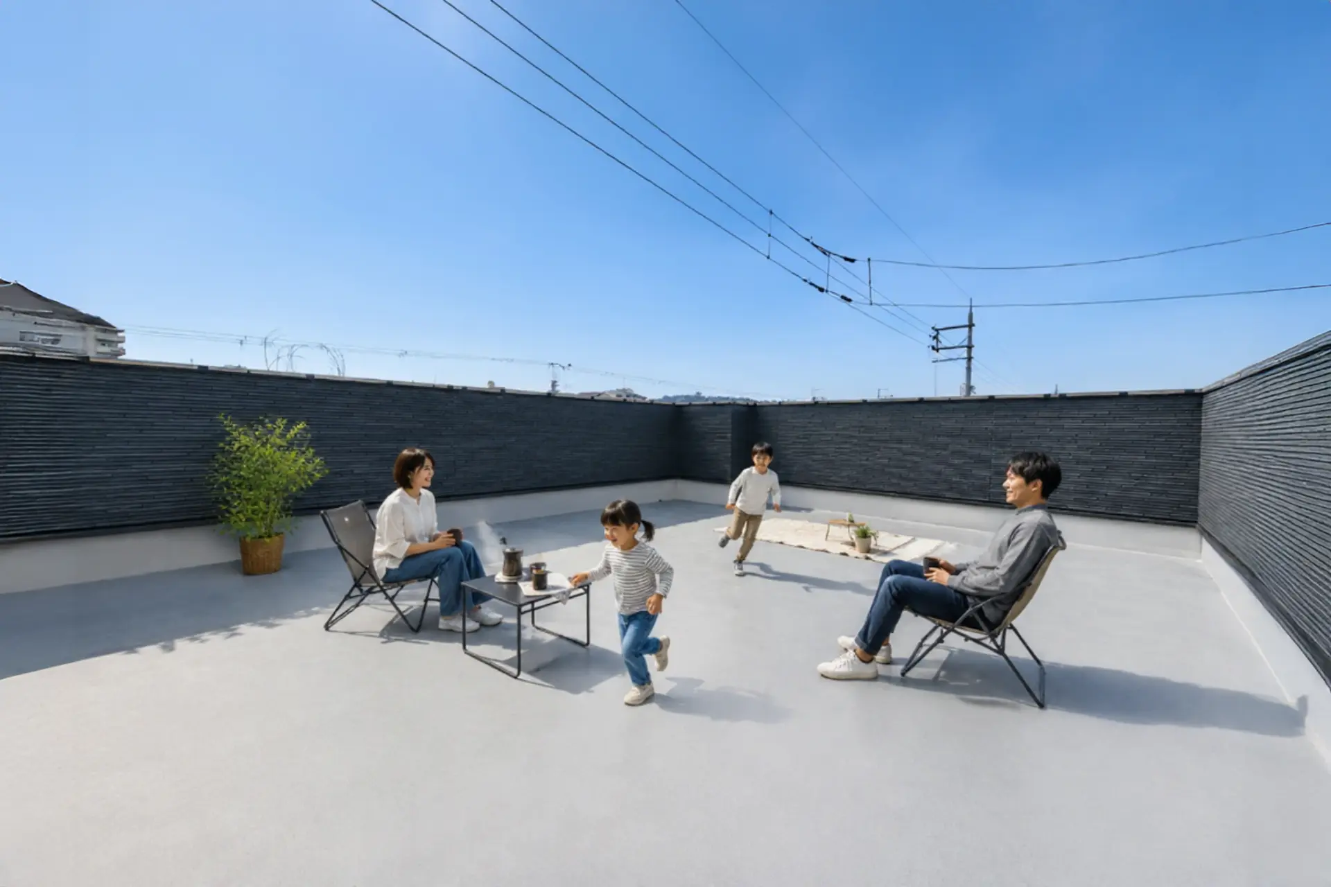 アローラタウン千代田6期 屋上庭園のあるモデルハウス イメージ