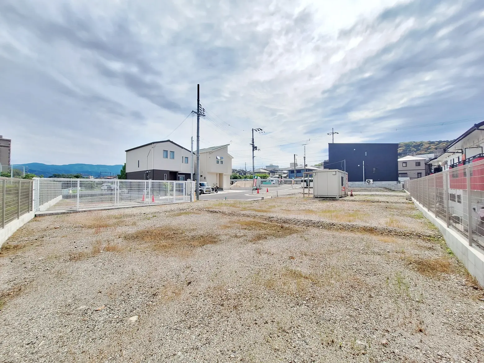 アローラタウン長野中央8期（大阪府河内長野市喜多町） 2026年5月撮影 敷地内から見渡した分譲地